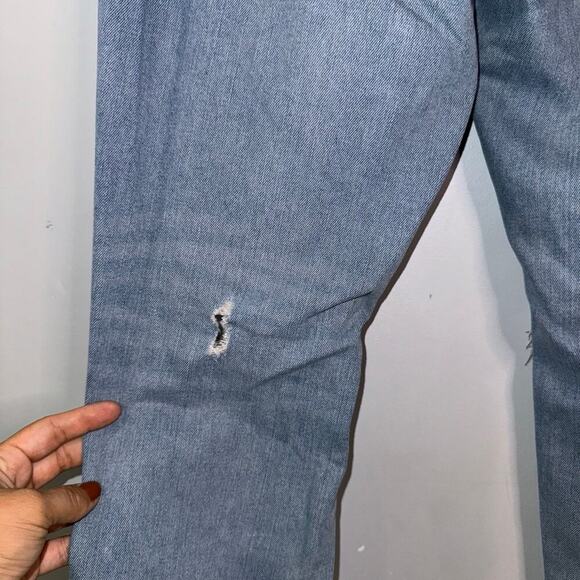American eagle worn in distressed mom jean size 14 - Picture 4 of 6